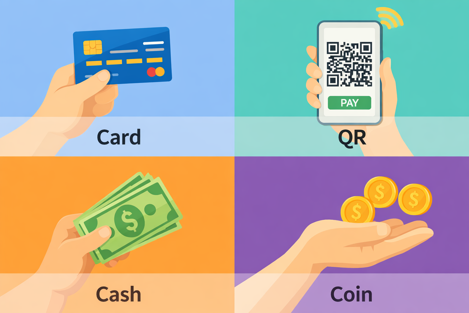 Perfume Vending Machine Payment Systems Explained (Card, QR, Cash & Coin)