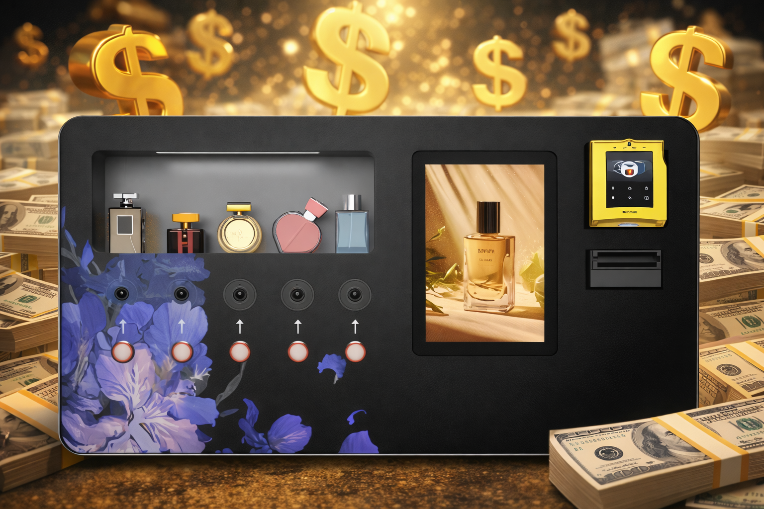 perfume vending machine revenue