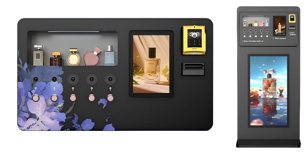 Wall-mounted vs stand-alone perfume vending machine comparison