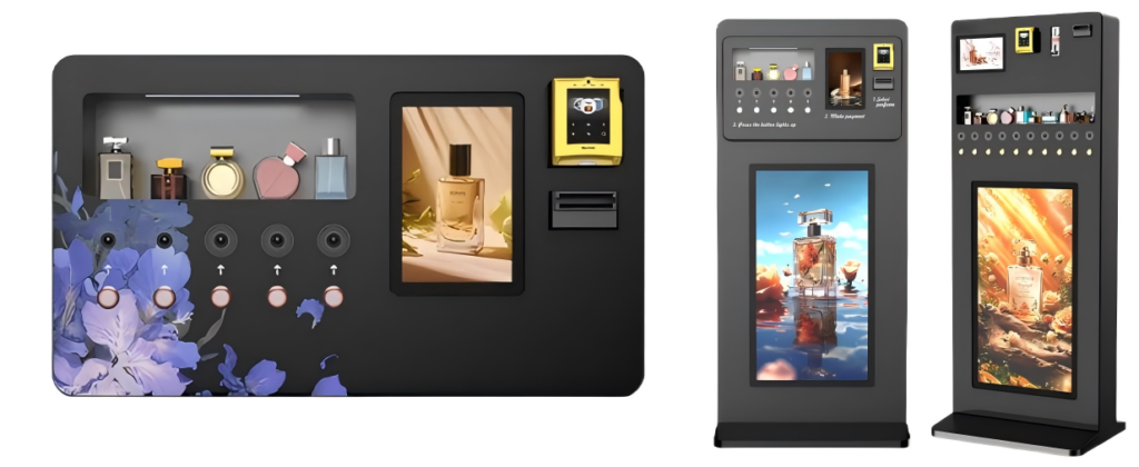 P6 P8 and P10 perfume vending machines from China